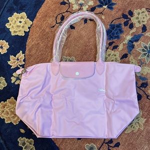 Limited Edition Longchamp Le Pliage Long Handle Bag - Large